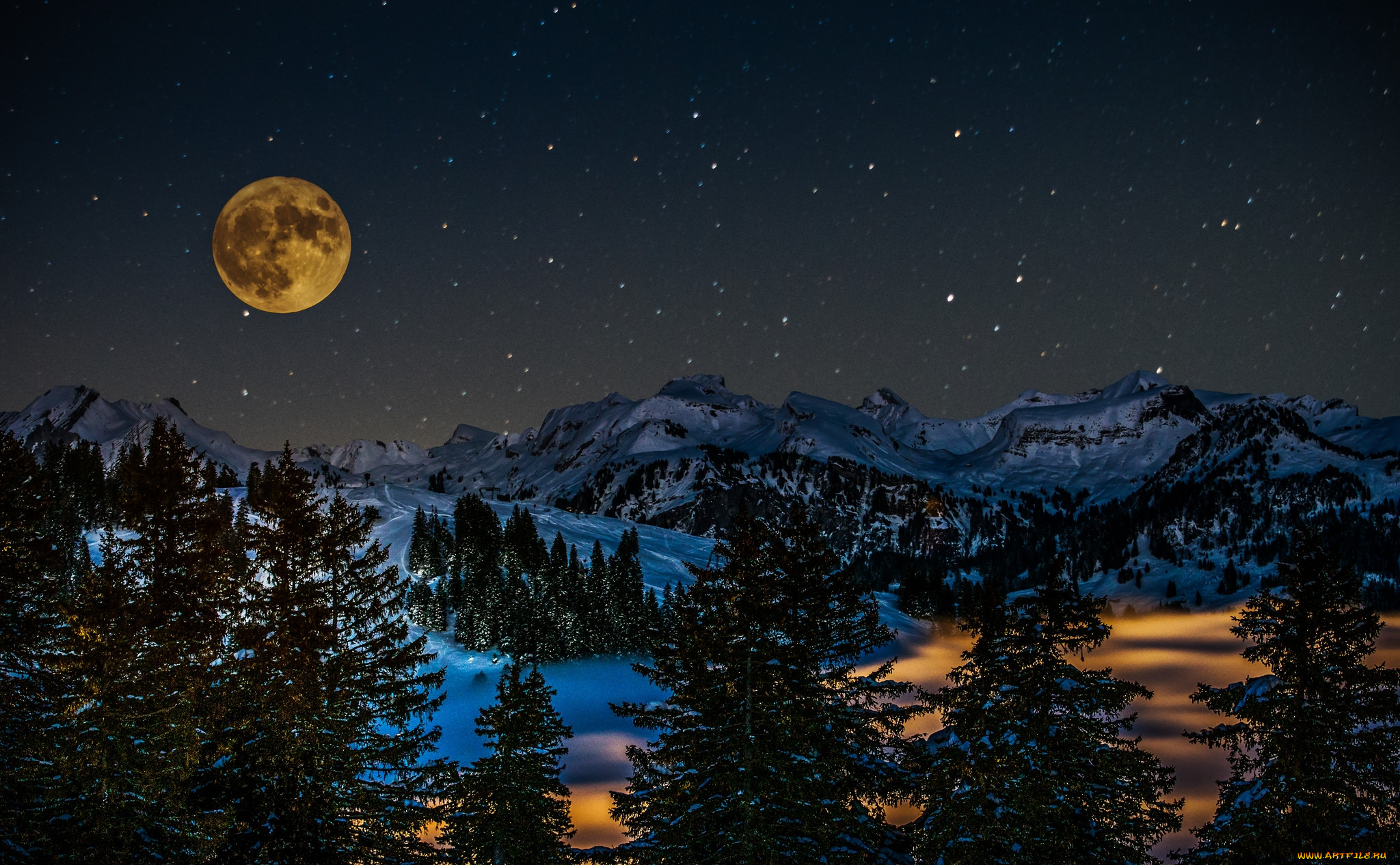 Погода в конце ночь. Природа ночью. Горы и звезды. Ночные горы. Зимние горы ночью.